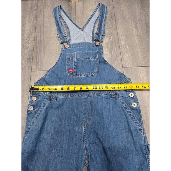 Dickies Women’s Relaxed Fit Bib Y2K preppy Overalls Jumpsuit Mid Wash XS A004182 - Picture 15 of 15